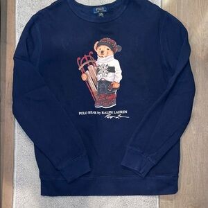 Ralph Lauren Dark Blue Polo Bear Sweater
